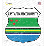 East Africa Community Flag Novelty Highway Shield Sticker Decal