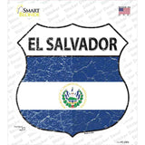 El Salvador Flag Novelty Highway Shield Sticker Decal