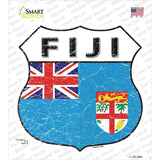 Fiji Flag Novelty Highway Shield Sticker Decal