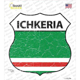 Ichkeria Flag Novelty Highway Shield Sticker Decal
