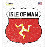 Isle of Man Flag Novelty Highway Shield Sticker Decal