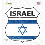 Israel Flag Novelty Highway Shield Sticker Decal