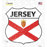 Jersey Flag Novelty Highway Shield Sticker Decal