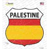 Palestine Flag Novelty Highway Shield Sticker Decal