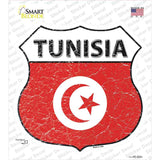 Tunisia Flag Novelty Highway Shield Sticker Decal