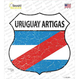 Uruguay Artigas Flag Novelty Highway Shield Sticker Decal