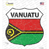 Vanuatu Flag Novelty Highway Shield Sticker Decal
