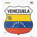 Venezuela Flag Novelty Highway Shield Sticker Decal
