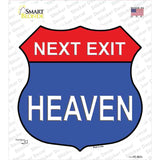 Next Exit Heaven Novelty Highway Shield Sticker Decal