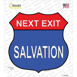 Next Exit Salvation Novelty Highway Shield Sticker Decal