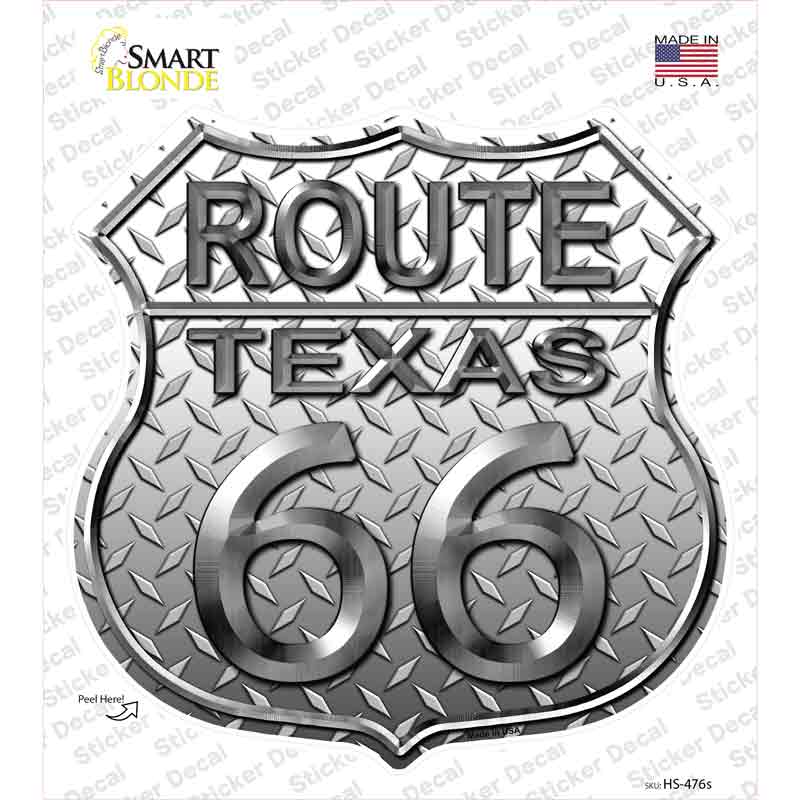 Route 66 Diamond Texas Novelty Highway Shield Sticker Decal