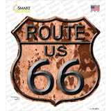 Route 66 Rusty Novelty Highway Shield Sticker Decal