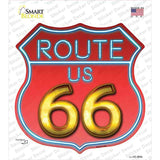 Route 66 Neon Novelty Highway Shield Sticker Decal