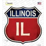 Illinois Novelty Highway Shield Sticker Decal