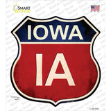 lowa Novelty Highway Shield Sticker Decal