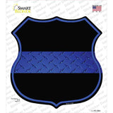 Thin Blue Line Novelty Highway Shield Sticker Decal