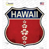 Hawaii Hibiscus Novelty Highway Shield Sticker Decal