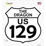 The Dragon US 129 Novelty Highway Shield Sticker Decal