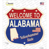 Alabama Established Novelty Highway Shield Sticker Decal