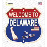 Delaware Established Novelty Highway Shield Sticker Decal