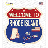 Rhode Island Established Novelty Highway Shield Sticker Decal