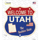 Utah Established Novelty Highway Shield Sticker Decal