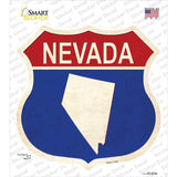 Nevada Silhouette Novelty Highway Shield Sticker Decal