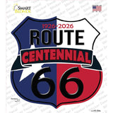 TX Route 66 Centennial Novelty Highway Shield Sticker Decal HS-704s