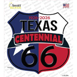 TX Route 66 Centennial Novelty Highway Shield Sticker Decal HS-704s