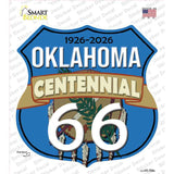 OK Route 66 Centennial Novelty Highway Shield Sticker Decal HS-707s