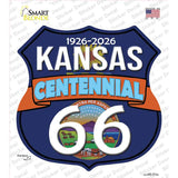 KS Route 66 Centennial Novelty Highway Shield Sticker Decal HS-710s