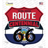 MO Route 66 Centennial Novelty Highway Shield Sticker Decal HS-713s