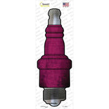 Pink Oil Rubbed Novelty Spark Plug Sticker Decal