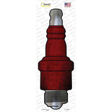 Red Oil Rubbed Novelty Spark Plug Sticker Decal