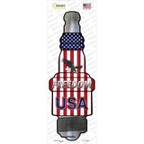 Freedom USA Novelty Spark Plug Sticker Decal