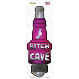 Bitch Cave Novelty Spark Plug Sticker Decal