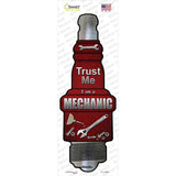 Mechanic Novelty Spark Plug Sticker Decal