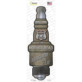 Route 66 Novelty Spark Plug Sticker Decal