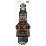What Happens In The Garage Novelty Spark Plug Sticker Decal