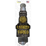 Used Tires Novelty Spark Plug Sticker Decal