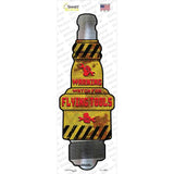 Watch For Flying Tools Novelty Spark Plug Sticker Decal