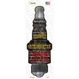 Motorcycle Restoration Novelty Spark Plug Sticker Decal
