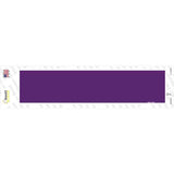 Purple Solid Blank Novelty Narrow Sticker Decal