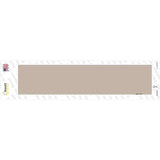 Tan Solid Blank Novelty Narrow Sticker Decal