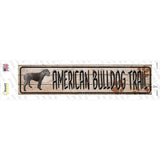 American Bulldog Trail Novelty Narrow Sticker Decal