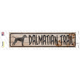 Dalmatian Trail Novelty Narrow Sticker Decal
