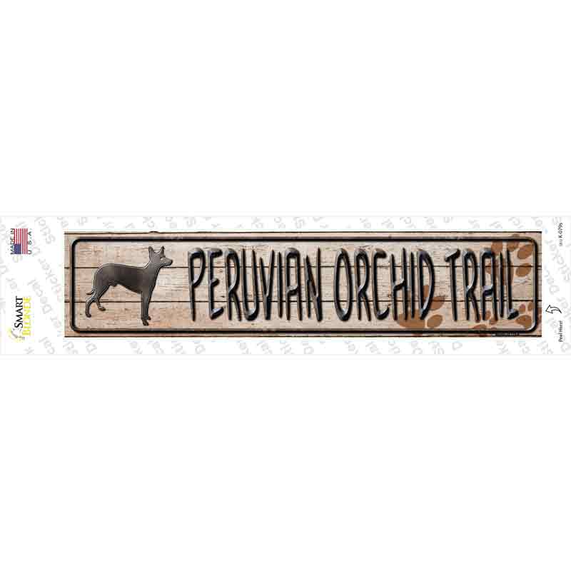 Peruvian Orchid Trail Novelty Narrow Sticker Decal