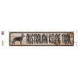 Australian Kelpie Trail Novelty Narrow Sticker Decal