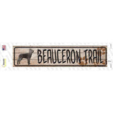 Beauceron Trail Novelty Narrow Sticker Decal