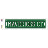 Mavericks Ct Novelty Narrow Sticker Decal